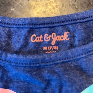 Two girls cat and jack long sleeve dresses, size 7/8.